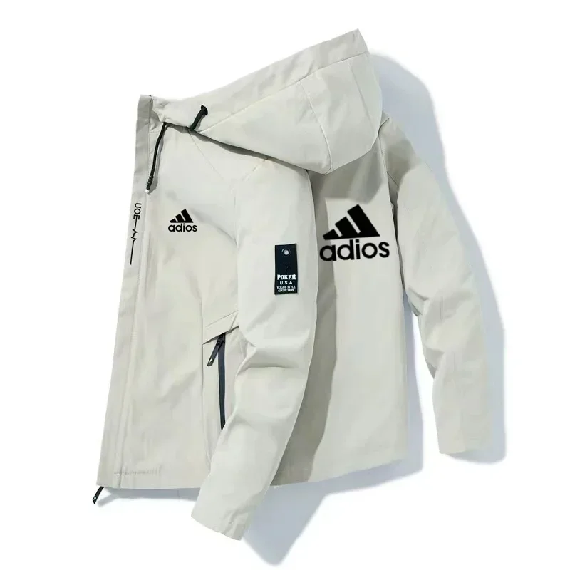 

Men's outdoor windbreaker jacket, casual sports style mountaineering hooded jacket, new product brand for spring and autumn 2025