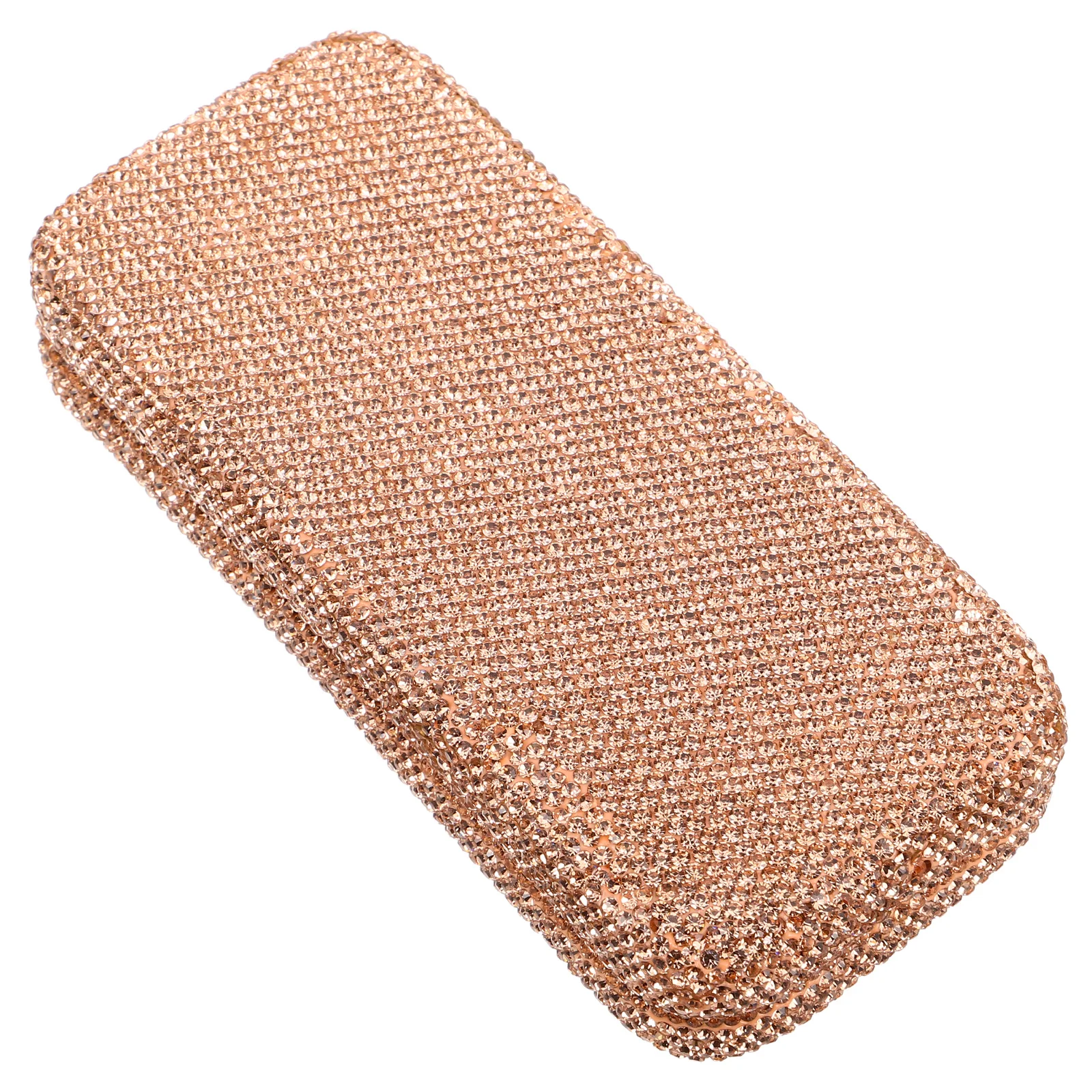 

Rhinestone Car Eyeglass Case Portable Hard Shell Sunglass Holder Protective Storage Box for Travel and Commuting