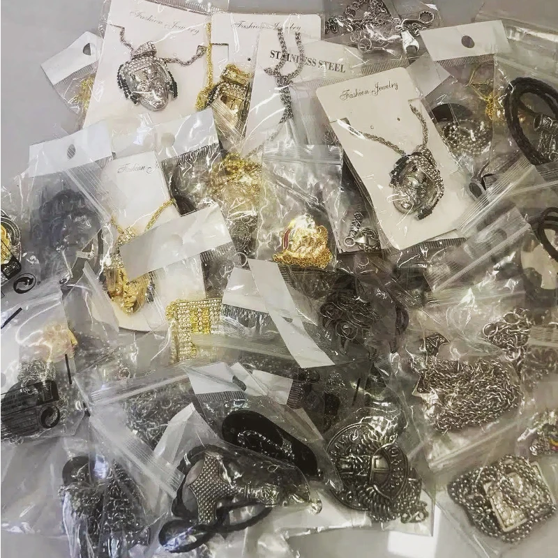 النساء مجموعة مجوهرات غامضة 1/10/30/50 قطع الرجعية الهيب هوب القلائد أقراط خواتم أساور صغيرة هدية عيد ميلاد مثالية