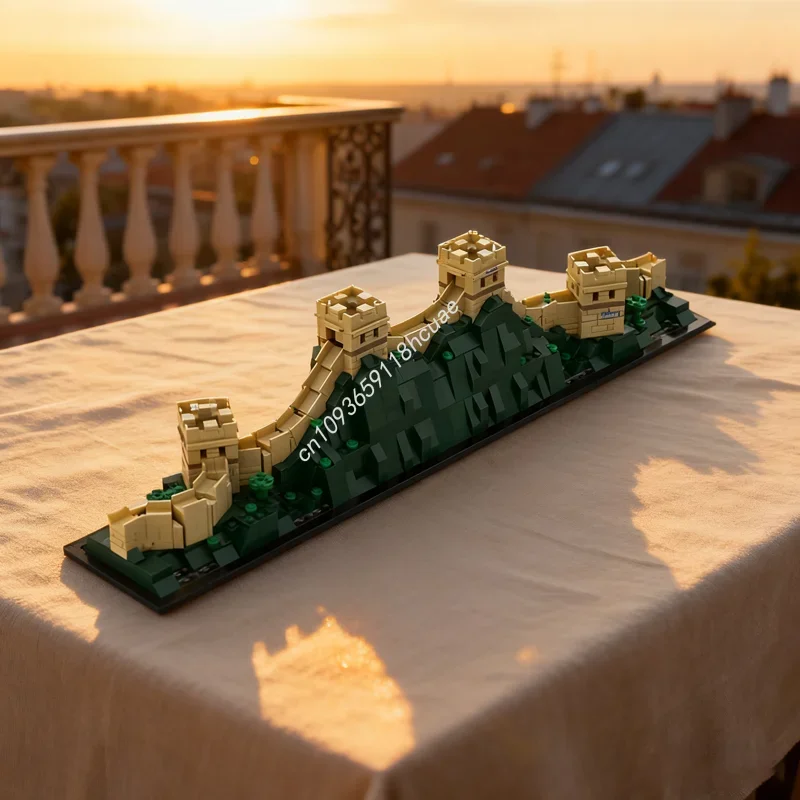 

1090pcs MOC The Great Wall China Extended Model Building Blocks Construction Toys Assemble Christmas Gift DIY Idea Brick Kids