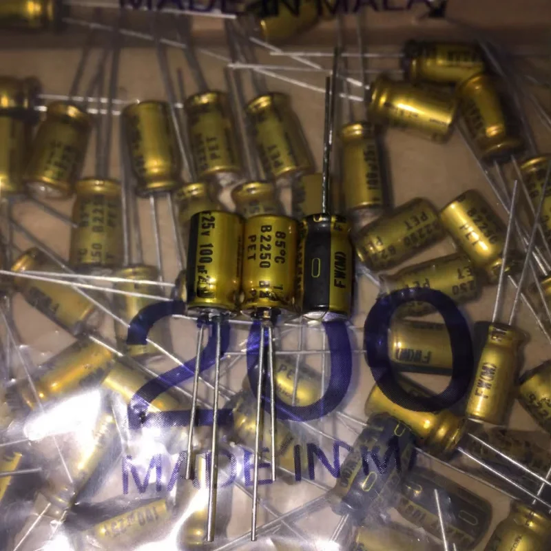20PCS 100UF 25V Fev… - image