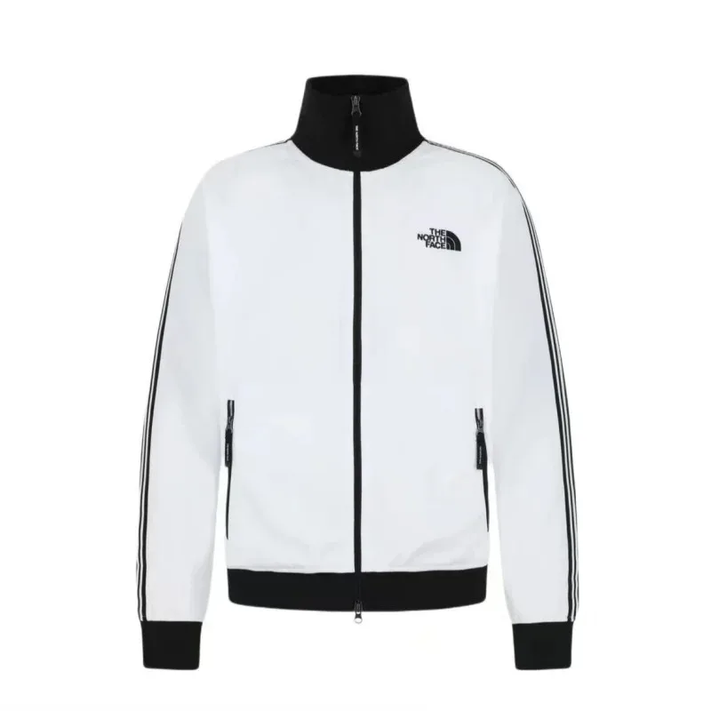 THE NORTH FACE TRACK Logo Full Zip Long Sleeve Jacket Mens Casual Outdoor Track Top