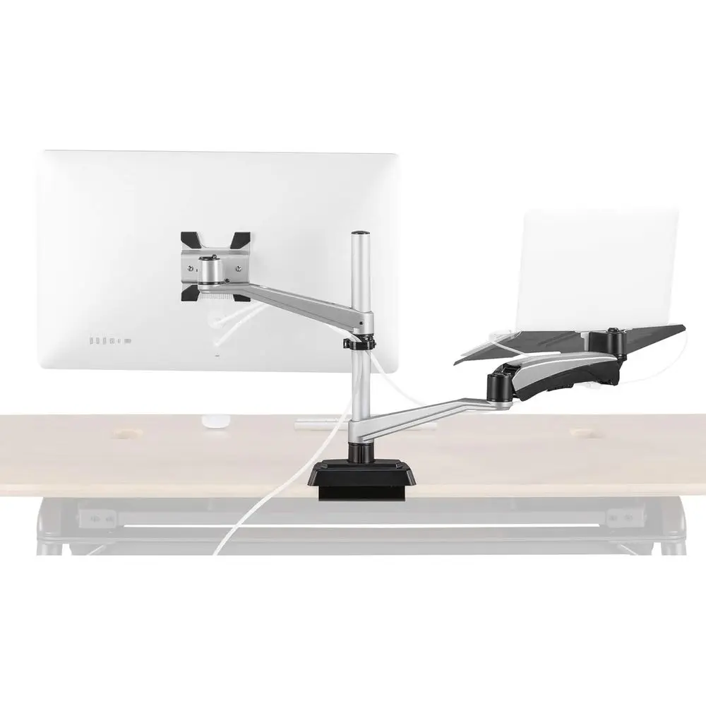 

360° Rotating VESA Mount for 27 Monitors & 15 Laptops with Adjustable Height