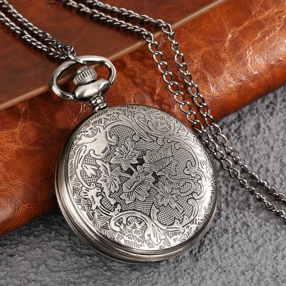 Vintage Necklace Quartz Pocket Watch Men Women Birthday Gifts Twelve Constellations Commemorative Coins Display Pendant Clock