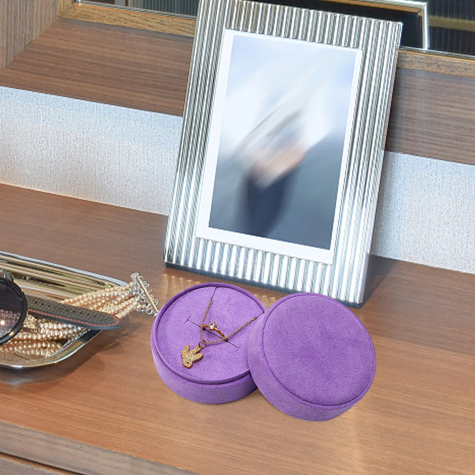 1Pcs Elegant Small Jewelry Gift Box Premium Lightweight Bowknot Design for Rings Bracelets Necklaces Earrings Wedding Engagement