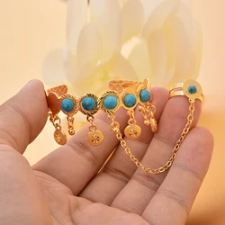 Arabic Dubai Bangles for Children Ethiopian African Gold Color Bracelet Bangles Gift