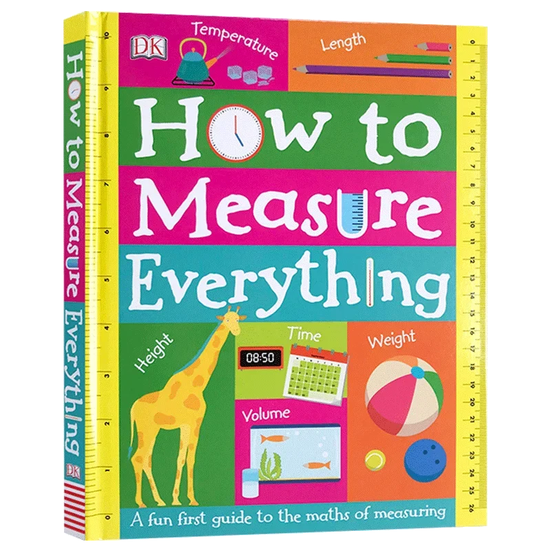 DK How to Measure Everything, Children's books aged 5 6 7 8 English learning picture books, 9780241316702