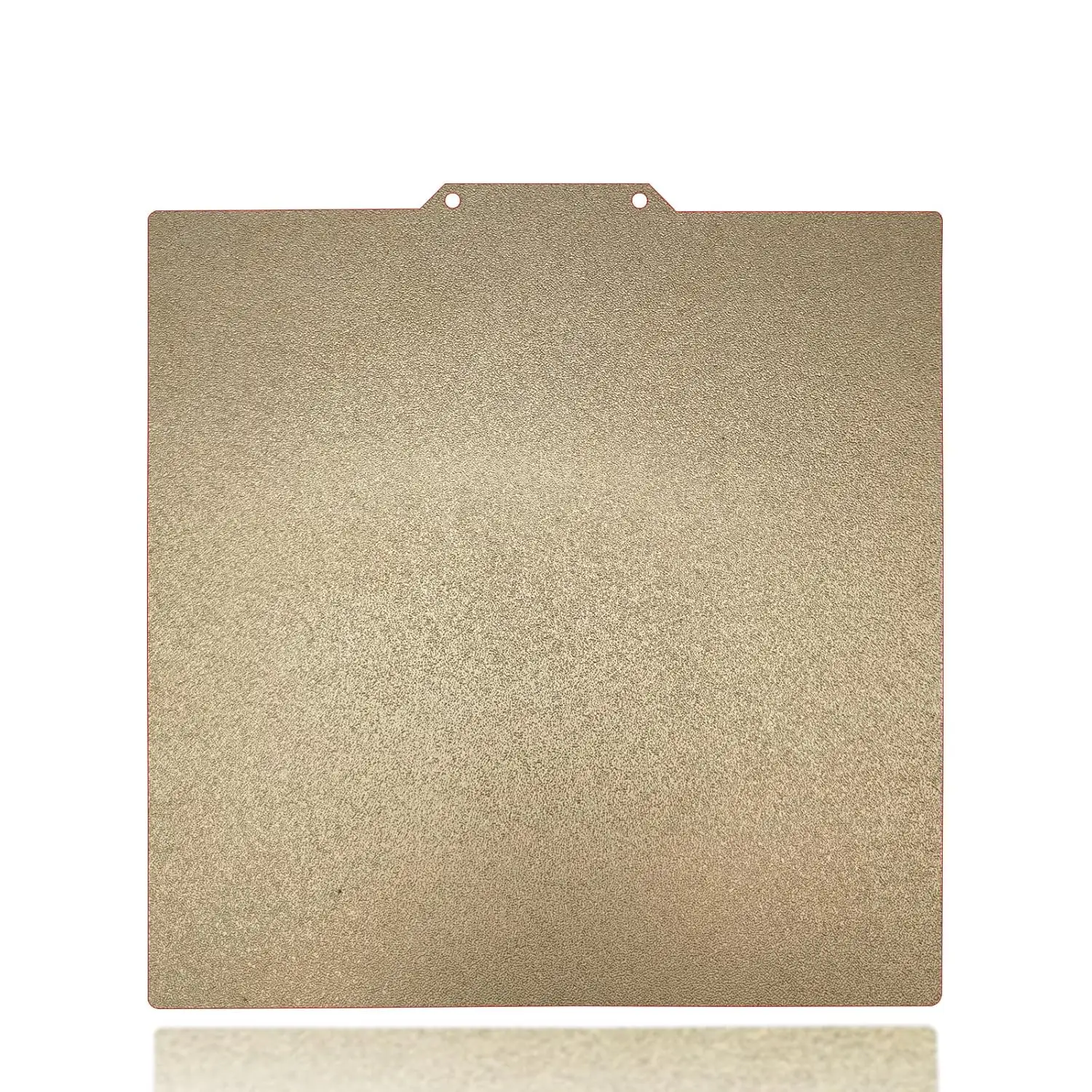 Goldene PEI-Bauplatte 120 x 120 mm für Voron 0.1 0.2 V0.1 V0.2 doppelseitig strukturiertes PEI flexibles Federstahlblech beheiztes Bett – Detail 2