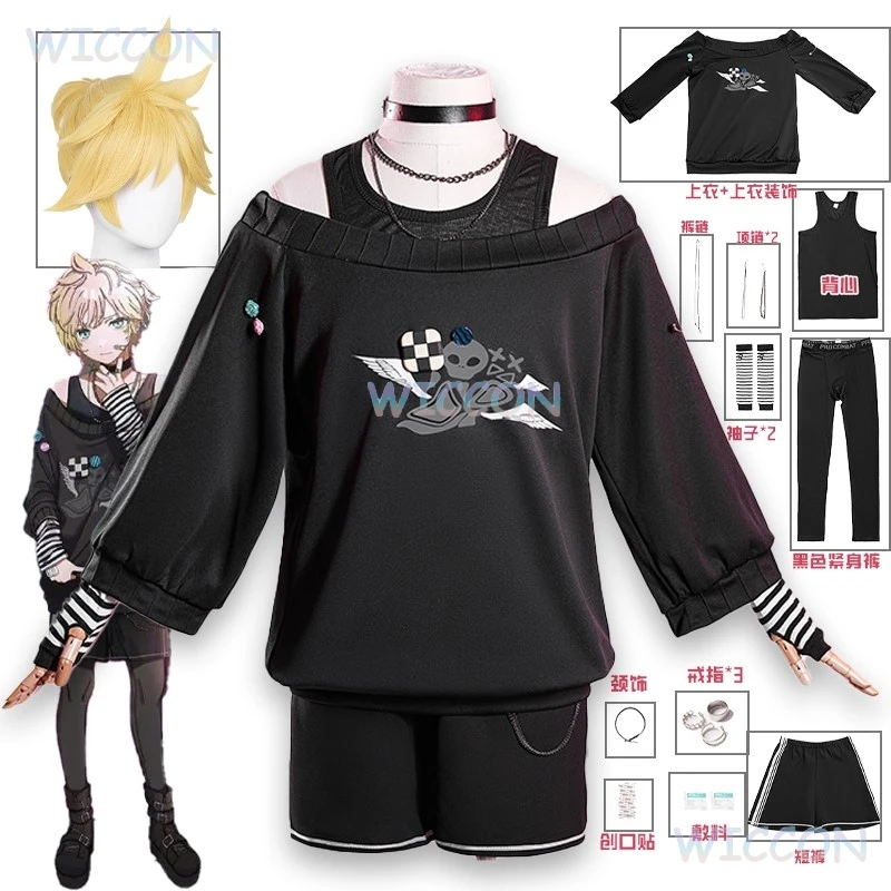 

‌ ‌ Аниме игровой персонаж Лен Дон Кихот сотрудничество косплей костюм полный комплект наряд ‌ Роль Хэллоуин Вечеринка