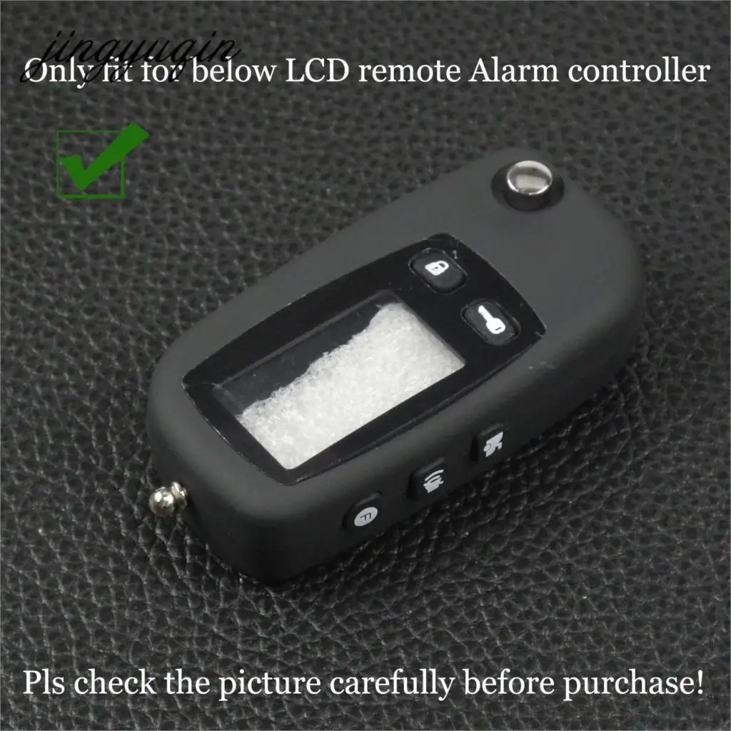 Jingyuqin Leather Flip Key case for Tomahawk TW9010 TW9020 TW9030 uncut blade fob case cover TW9010 folding Cover