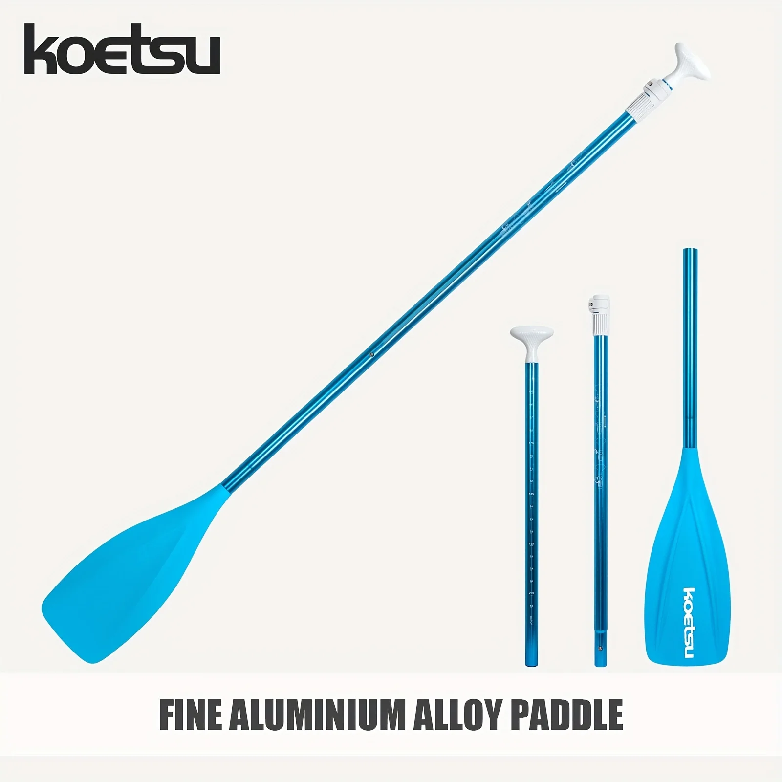 KOETSU Premium Aluminiumlegierungspropeller, Erhältlich in Blau oder Orange, mit Hochleistungslegierungsachsen, Geeignet für Paddleboards – Detail 8