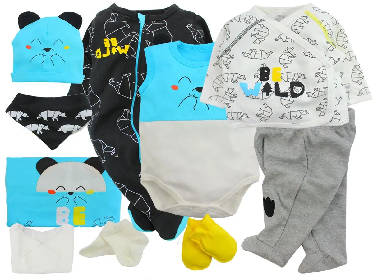 

Baby Girl Boy Babies Newborn Clothing 10-pcs Hospital Outlet Custom Fabric Antibacterial Babies Healthy Safe Outfit Sets Dresses