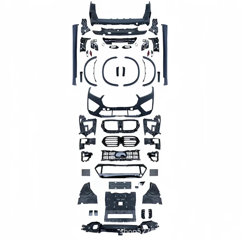

Suitable for X5 G05 Lci 24 Modified X5M Front Bumper Wheel Eyebrow Rear Bumper Rear Lip Tail Throat Four Encircle