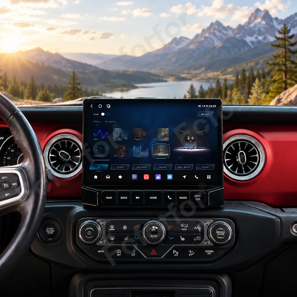 Car Accessories 11.5 Inch Car Radio Carplay Android 15 For Jeep Wrangler/Gladiator 2018-2023 Car GPS Multimedia Player Head Unit