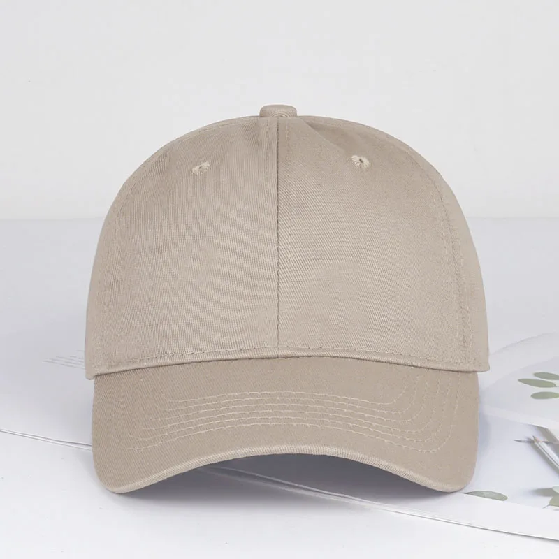 Einfache, einfarbige Baseballkappe mit weicher Krempe: Klassische, verstellbare Unisex-„Dad“-Kappe, lässig und atmungsaktiv, erhältlich in mehreren Farben – Detail 3