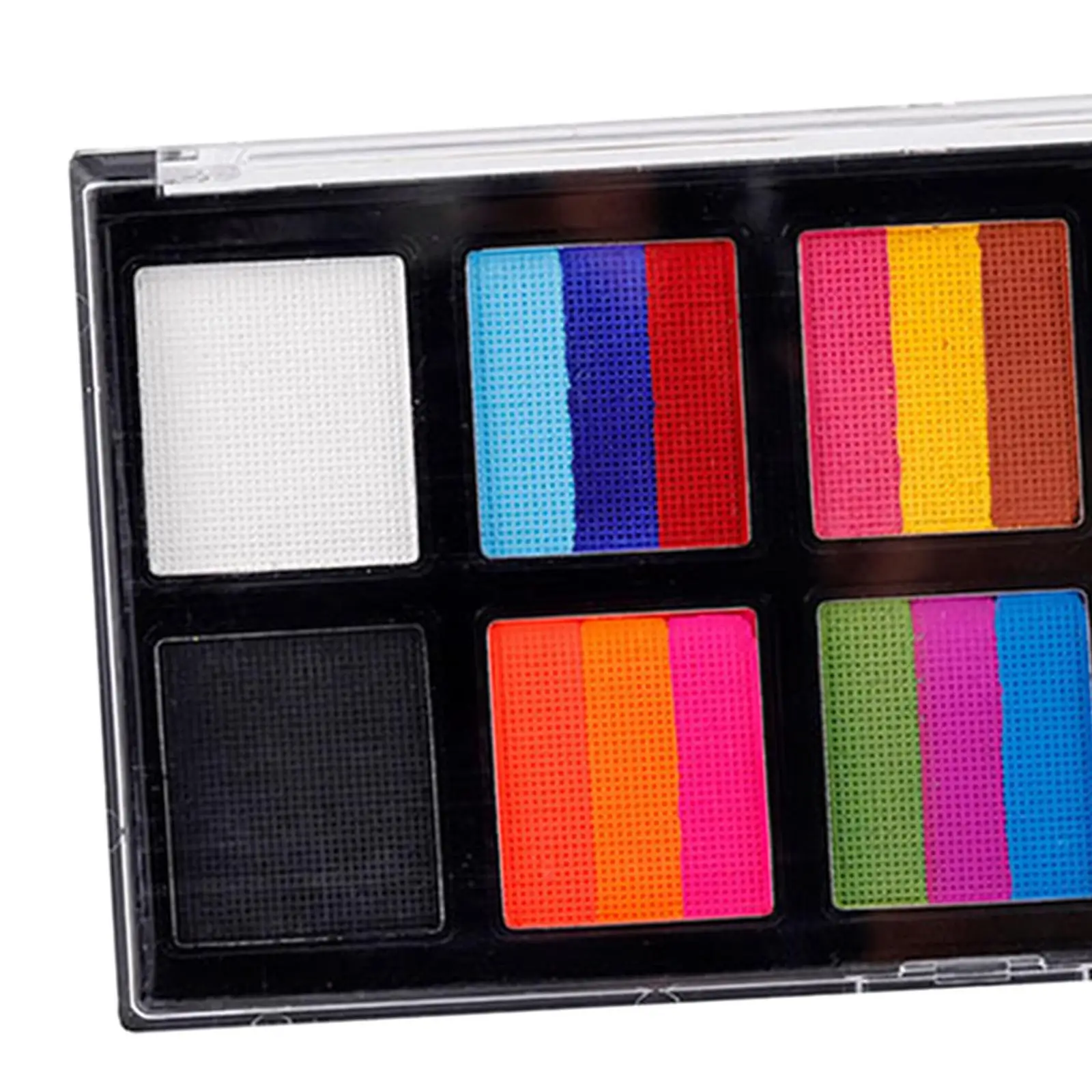 مجموعة ألوان طلاء الوجه والجسم قابلة للغسل للأطفال والكبار، مكياج فني لحفلات الهالوين #6