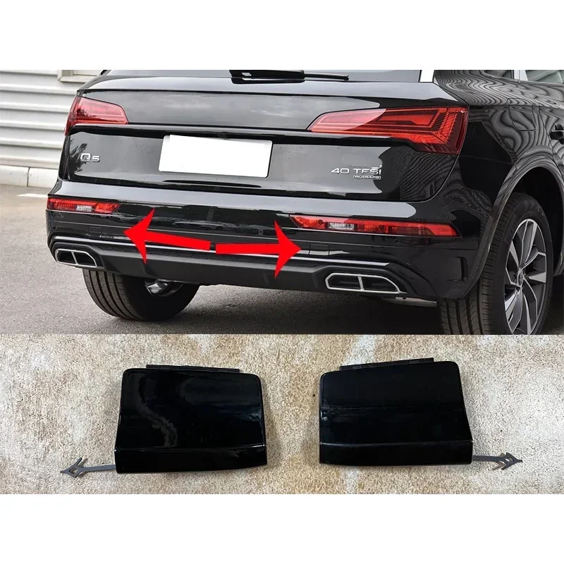 

Auto Rear Left or Right Bumper Towing Tow Hook Eye Cover Cap for Audi Q5 2021 2022 2023 2024