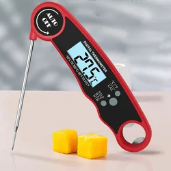 Household barbecue and baking kitchen meat folding portable digital thermometer probe