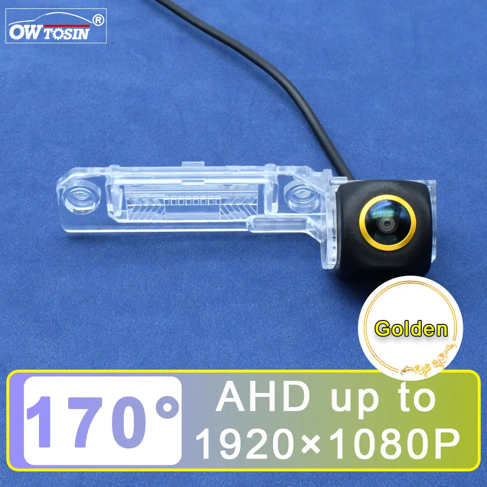 

170° AHD 1080P Golden Lens Night Vision Vehicle Car Rear View Camera For VW Transporter T5 2011 2012 2013 2014 2015 Car Monitor