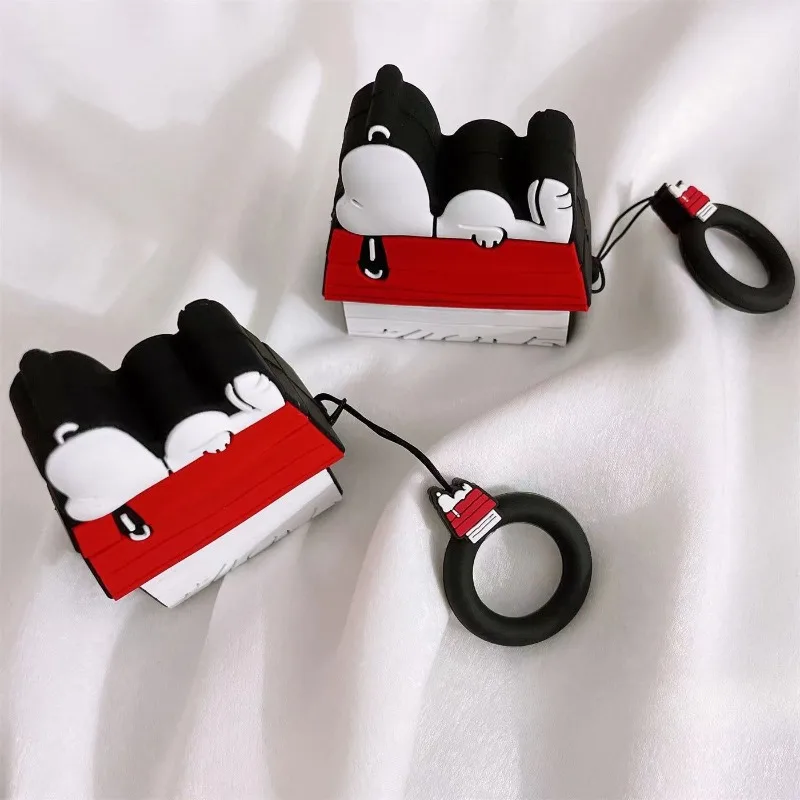 Popular Roof Snoopys  AirPods Pro Silicone Case Anti-drop and Soft Suitable for 2nd/3rd Generation Bluetooth Wireless Earphones view 5