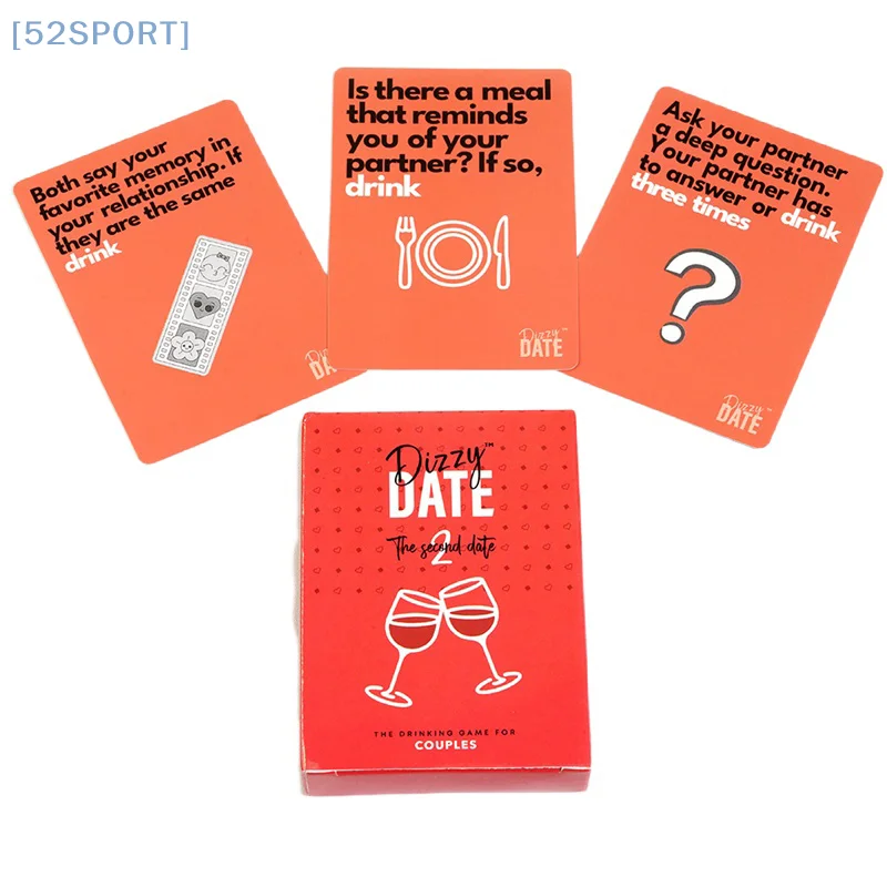 1 Set Couple Card Night Interactive Games Truth Or Dare Adventure Prop Romantic Love Q&A Poker Warm Field Board Games