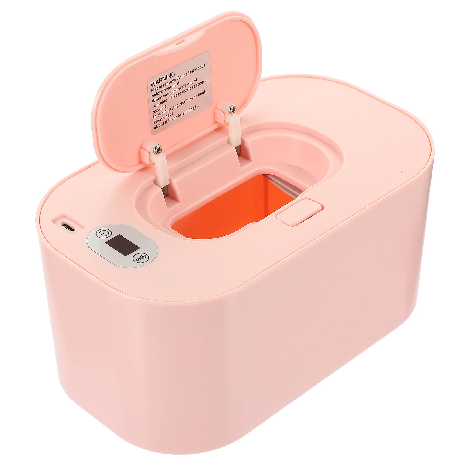 Calentador de toallitas húmedas, polipropileno rosa, portátil, USB, 40, 60 Celsius, máquina de Control de temperatura, pañal para bebé