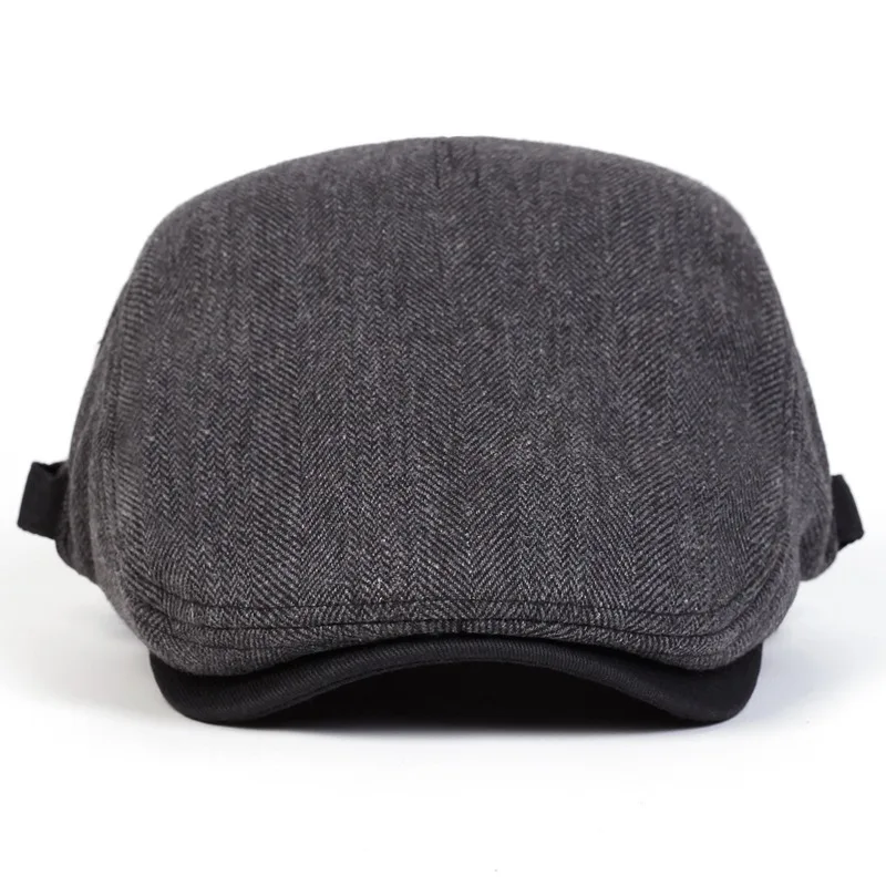 Minimalist New style forward hat - men's retro baseball cap - cross-border new style fashionable casual senior men's beret hat