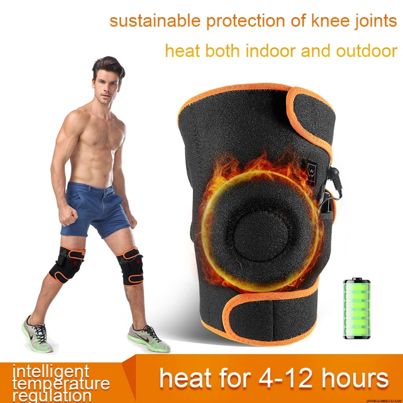 

Heating Knee Brace 3 Levels Temperature Heating Knee Pads for Fatigue Relief Knee Warmer Dropshipping Muscle Relax Support Strap