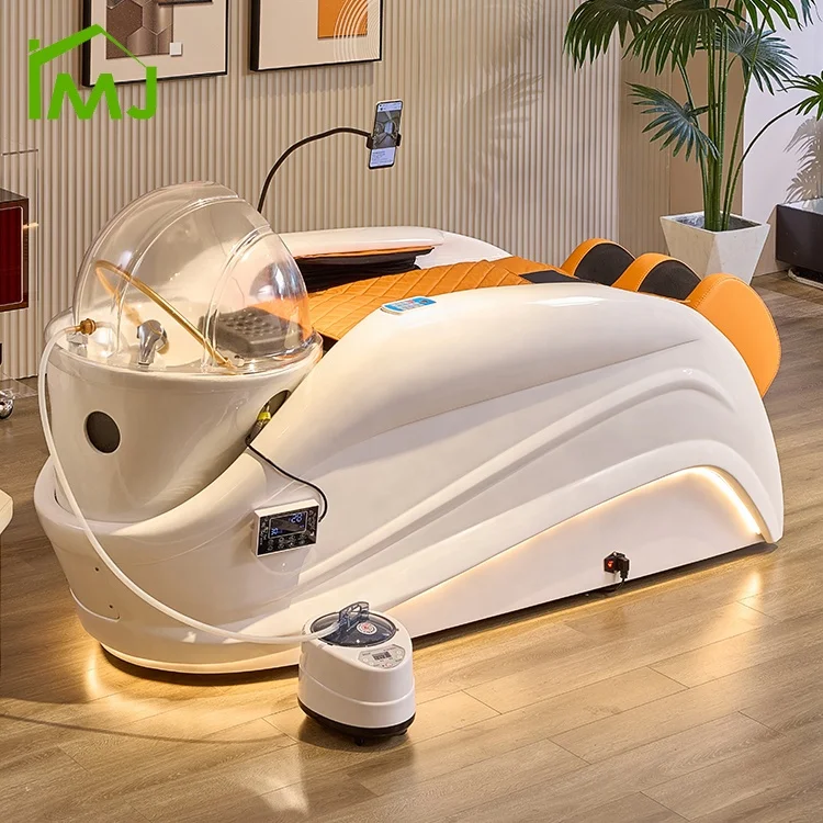 

Salon Furniture Lay Down Facial Nursing Shampoo Electric Massage Water Therapy Spa Head Bed