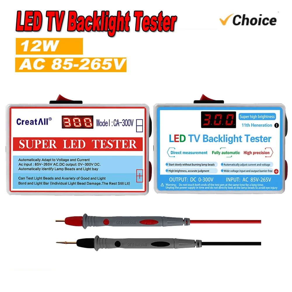 LED Lamp TV Backlight Tester Multipurpose LED Strips Beads Test Tool Measurement Instruments for LED Light Backlight Tester