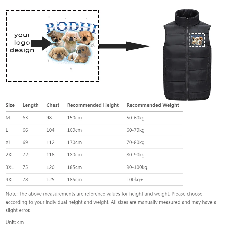 DIY logo Jackets Coats New Autumn Winter Ultra Light Sleeveless Jackets Coats Portable Casual Waistcoat Bodywarmers Men Grils 5 DIY logo Jackets Coats New Autumn Winter Ultra Light Sleeveless Jackets Coats Portable Casual Waistcoat Bodywarmers Men Grils 5