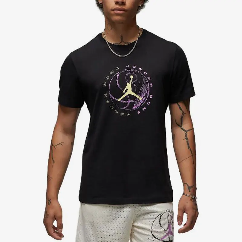 

Nike Authentic Current Season Breathable Round Neck Men's Sports Short Sleeve T-Shirt DX9602-010
