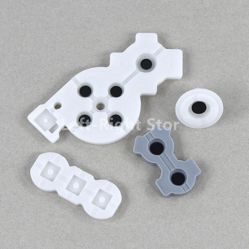 3Sets Voor Wii Rechter Controller Rubber Geleidende Lijm Knoppen Reparatie Deel Pads