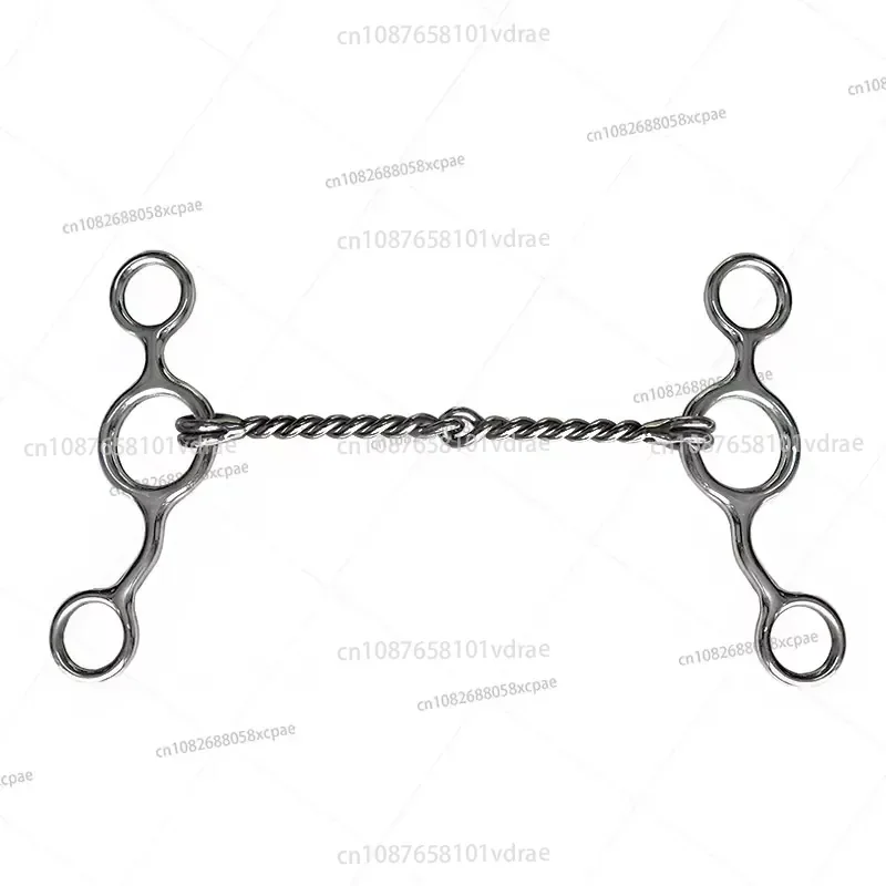 Stainless Steel Horse Bit, Single-Coil Wire, 127 Mm Long