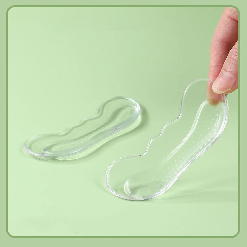 Silicone Heel Protectors High Heels Heel Stickers Adjustable Size Adhesive Anti-slip Insoles Pain Relief Foot Care Products