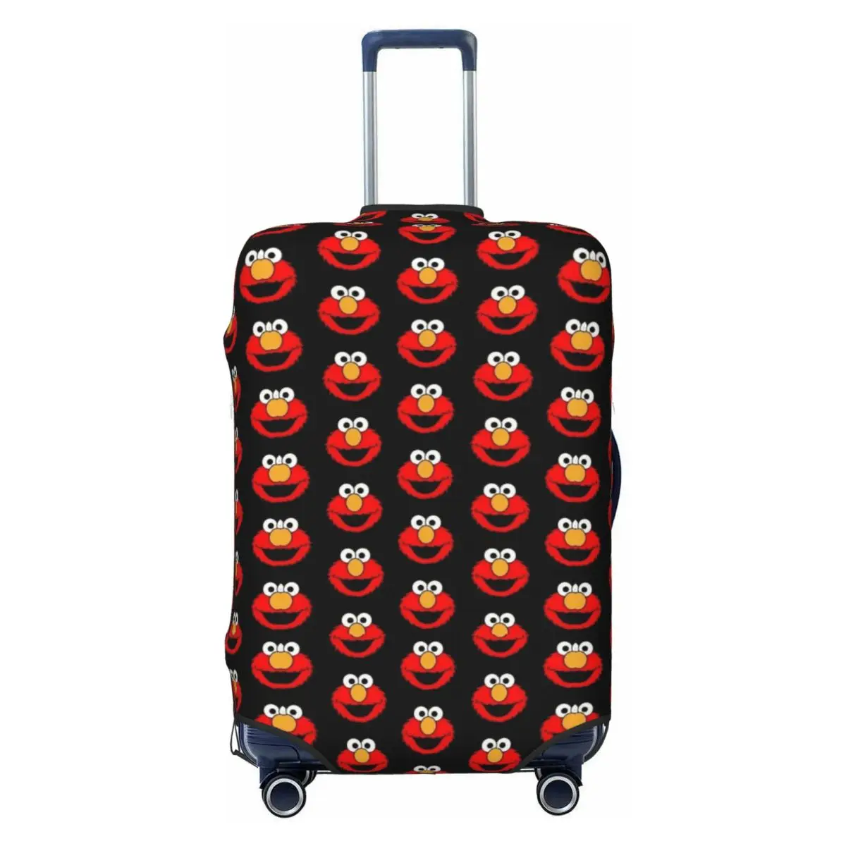 

Custom Cookie Monster ELMO Luggage Cover Protector Cute Travel Suitcase Covers for 18-32 Inch