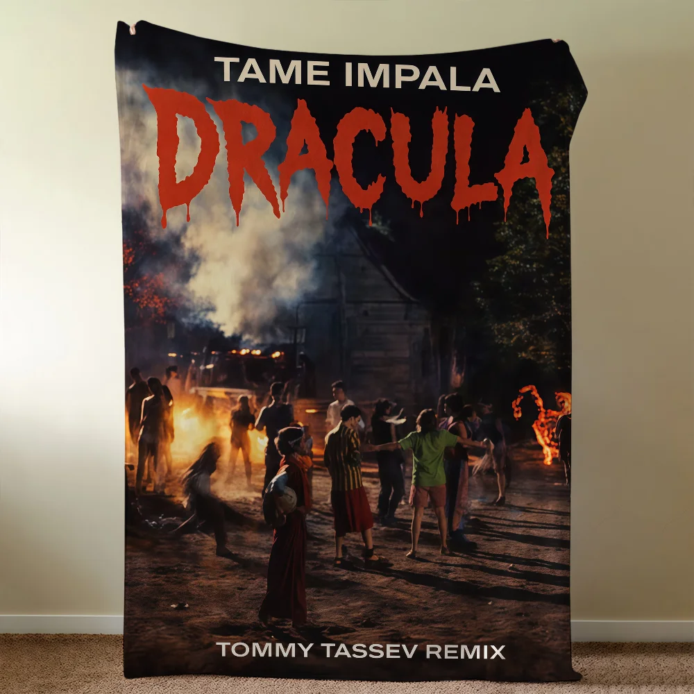 T-TameS I-ImpalaS Dracula Blanket Throw Super Cosy Plush Living Room Sofa Couch Childish Birthday Gifts