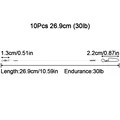 10Pcs 26.9cm