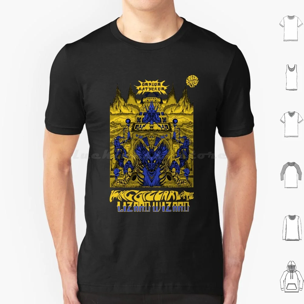

King Gizzard And The Lizard Wizard-Omnium Gatherum T Shirt Big Size 100% Cotton King Gizzard And The Lizard Wizard King Gizzard