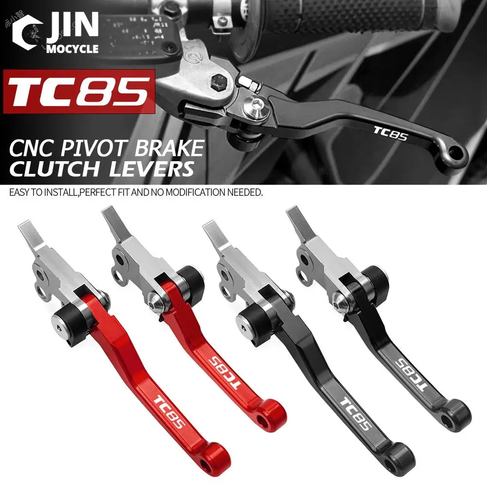 

CNC TC 85 hand brake Motorcycle Accessories Dirt Bike Motocross Aluminum Pivot Brake Clutch Levers FOR husqvarna TC85 2017 2018