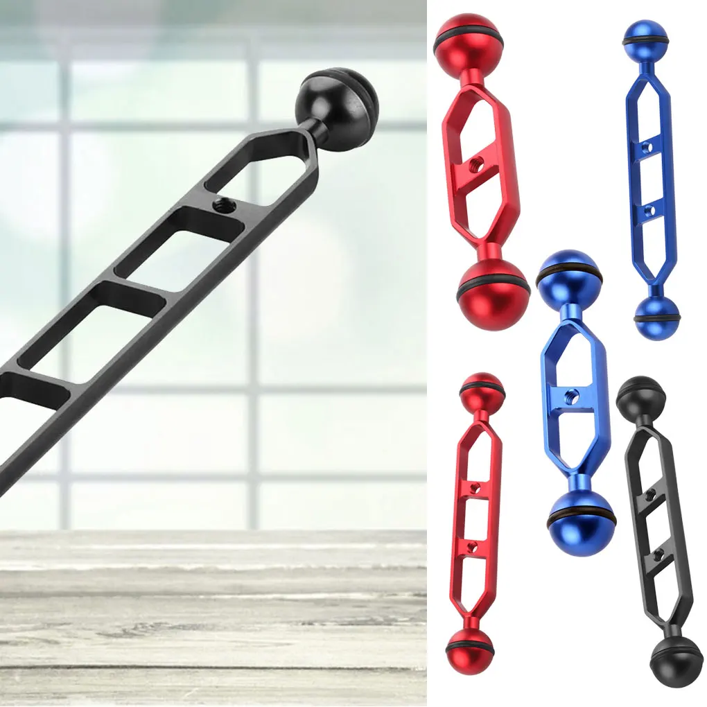Diving Light Dual Ball Arm Joint Aluminum Alloy Underwater Photography Camera Accessories Dual ball light arm