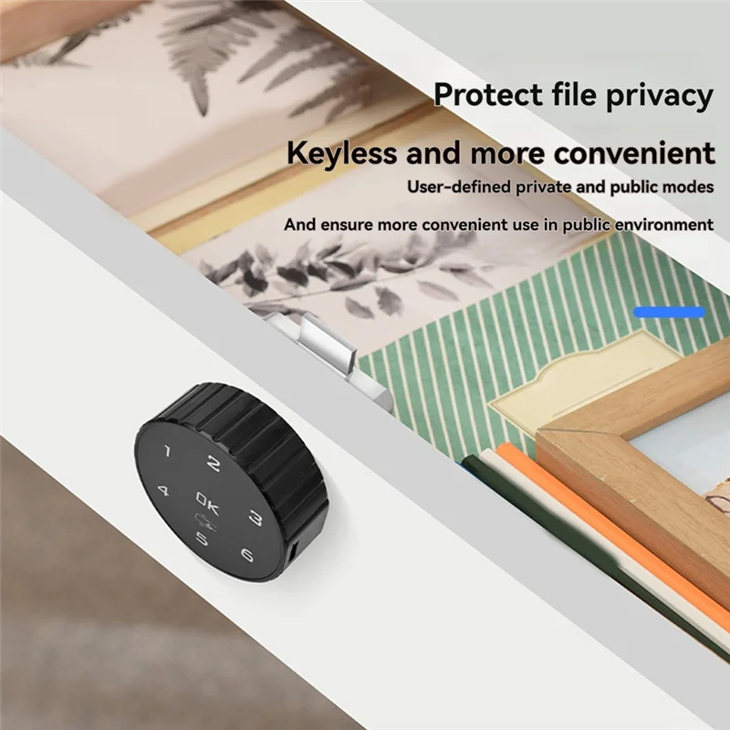 

M20K Smart Touch Password Code Lock Digital Cabinet Lock Electronic Coded Lock Cabinet Drawer Lock Built-In Lithium Battery A