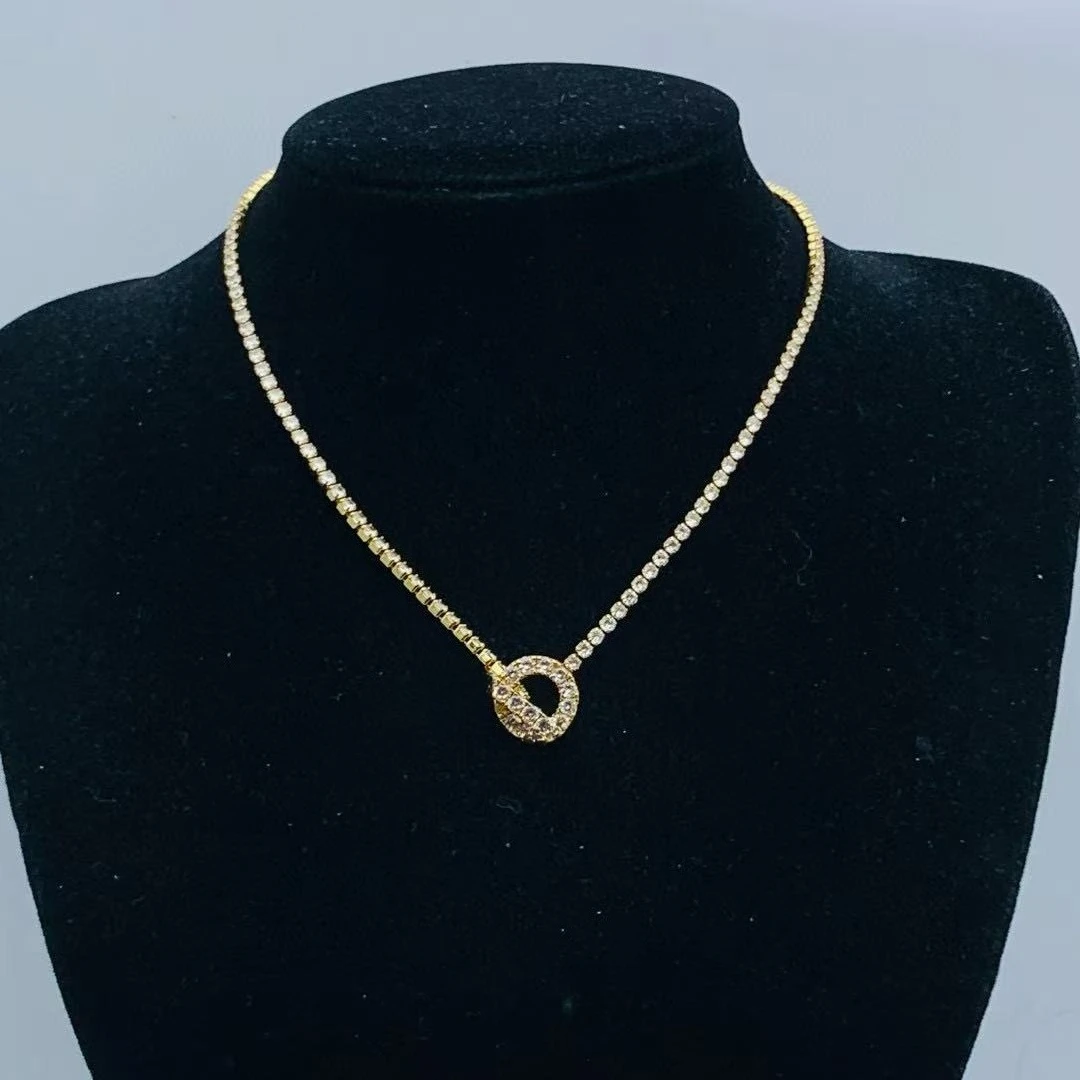 

Классические модные ожерелья в стиле ретро с буквами, женский стильный аксессуар