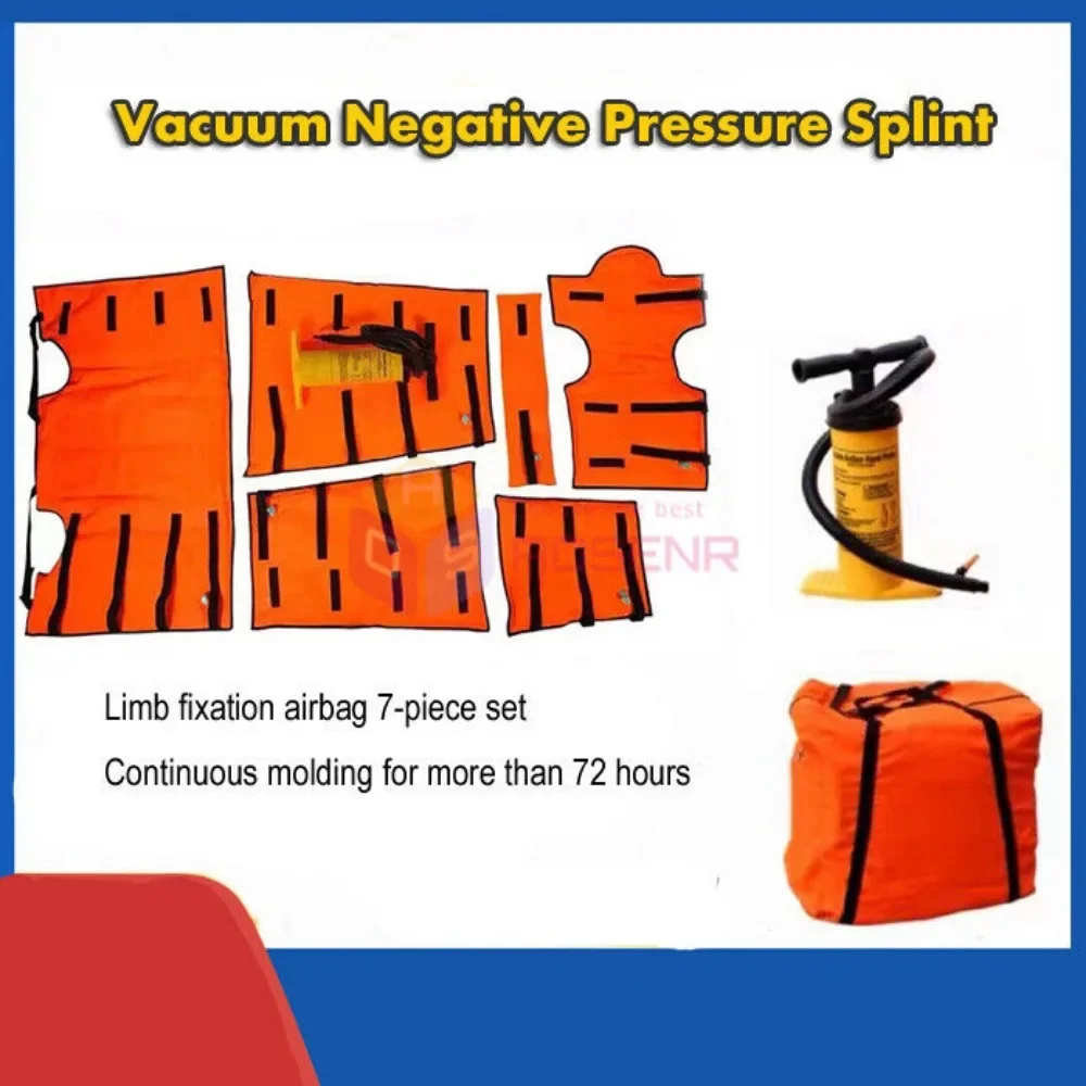 Medical Rescue Vacuum Negative Pressure Splints Limb Fixation Stretcher Airbag Splint