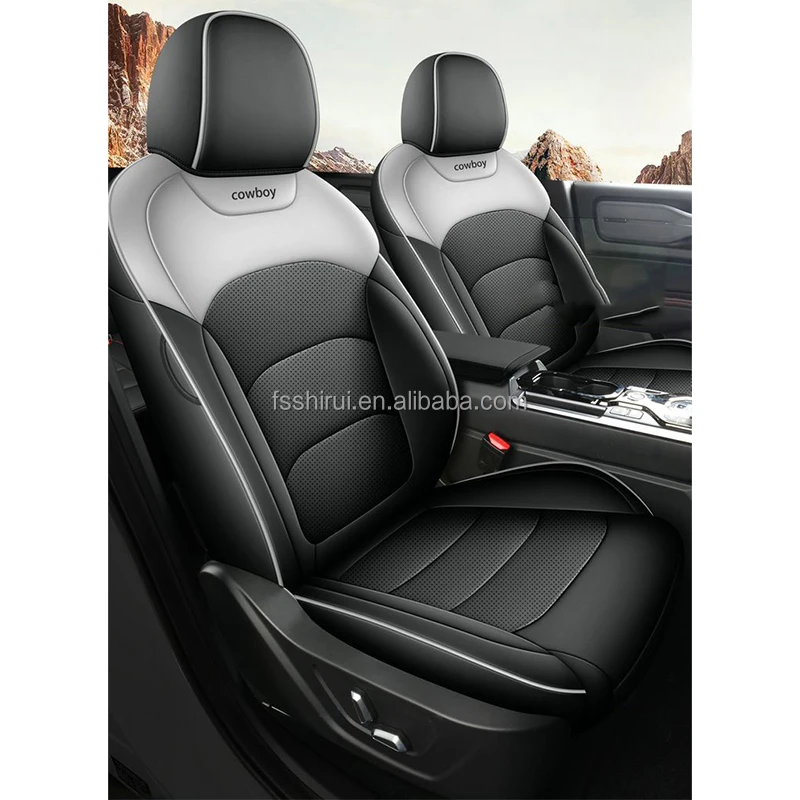 

Car Seat Cover Protection Upgrade For Geely Cowboy GX2 2024 2025 2026 Breathable Leather 5 Seats Cushion Pad Modify Accessories
