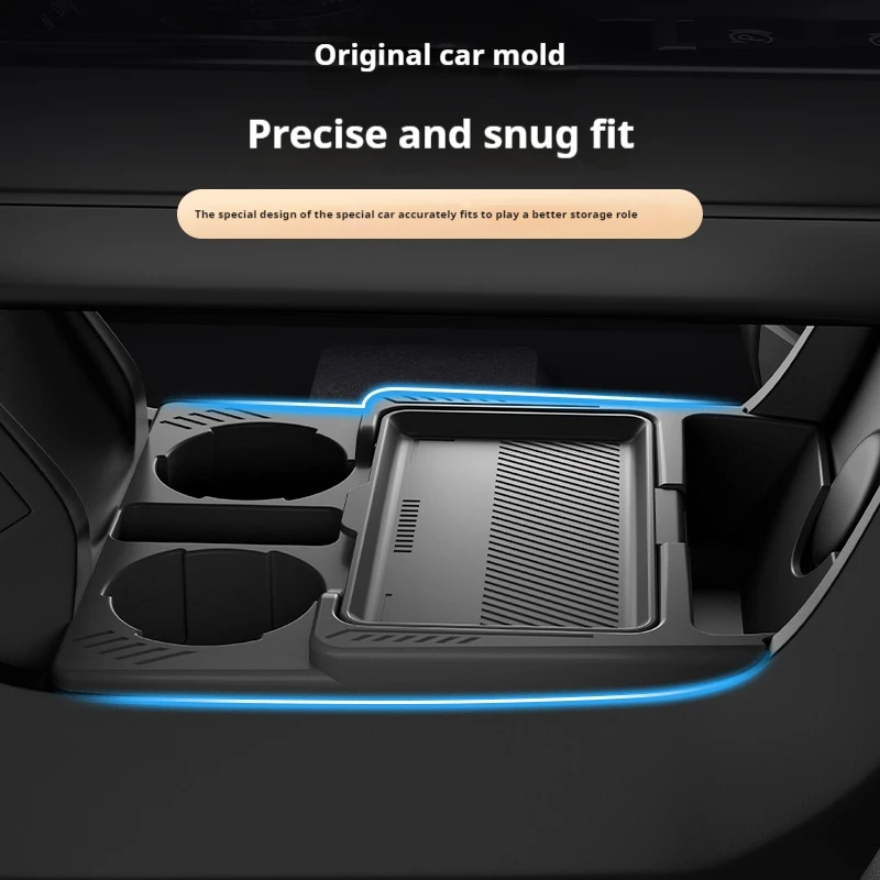 Anwendbar für Haval Big Dog 2024, Modell, zentrale Steuerung, untere Aufbewahrungsbox, Silikon-Aufbewahrungsbox, Modifikation, Autozubehör