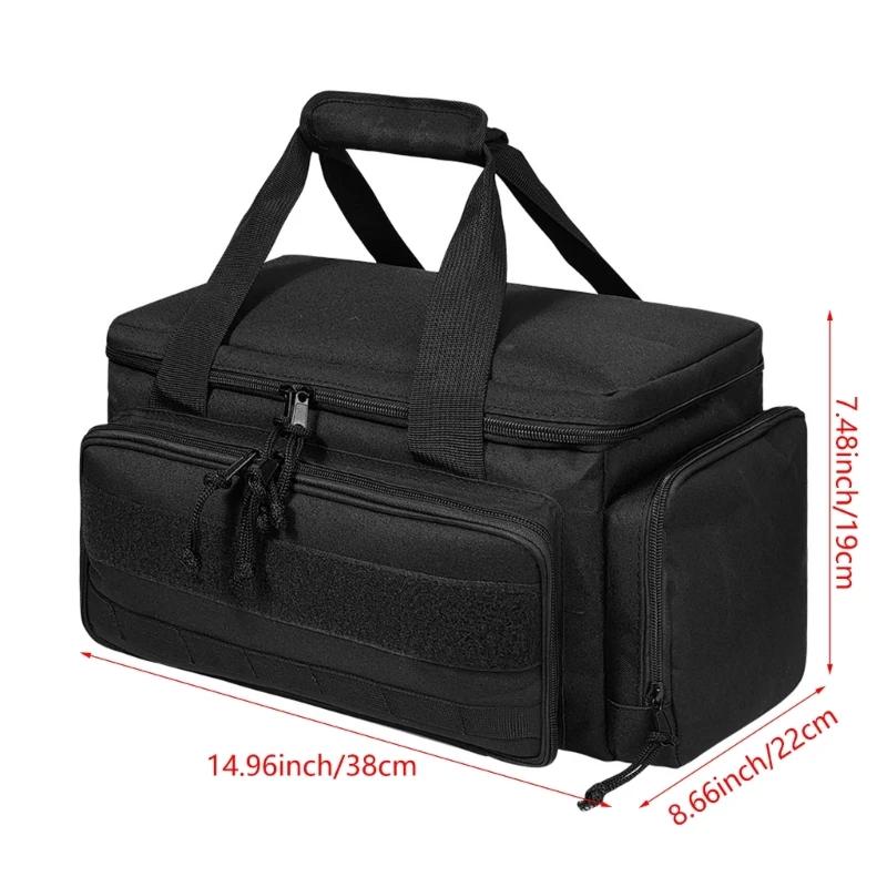 Multifunctional Tool Bag Waterproof Electrician Polyester Thickened Carpentry Tool Bag Large Maintenance Storage Bag