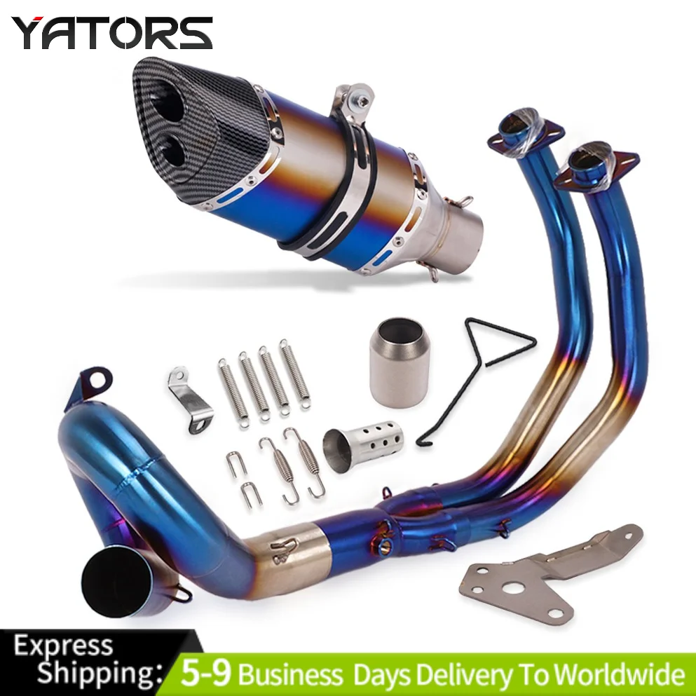 

For YZF R7 2021-2023 Yamaha Full System Exhaust Header Pipe Muffler Tips 51mm Exhausts Pipes