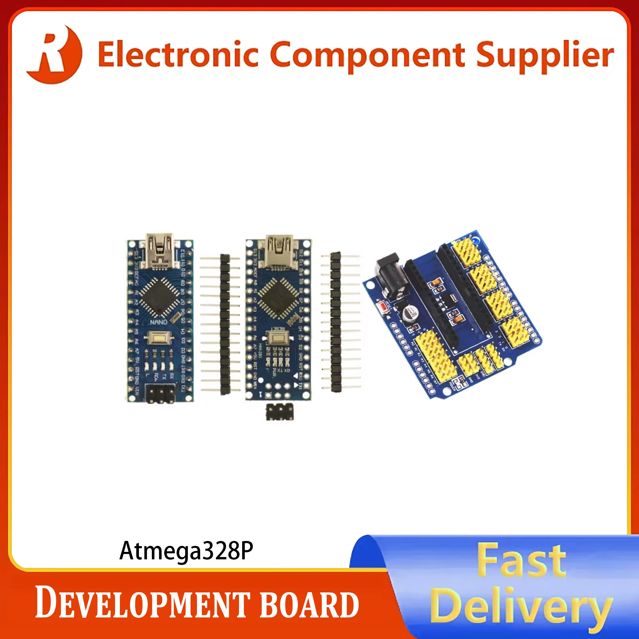 Nano V3.0 CH340G Enhanced Edition Atmega328P Development Board Compatible with Arduino USB to TTL Converter