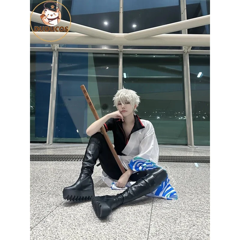 

Didi 211Аниме Костюм Гинтамы Саката Гинтоки Кимоно Косплей Японская Анимация Костюмы Хэллоуин Для Мужчин Женщин Подарки